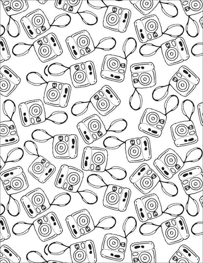 Kaleidoscope Coloring: Neon