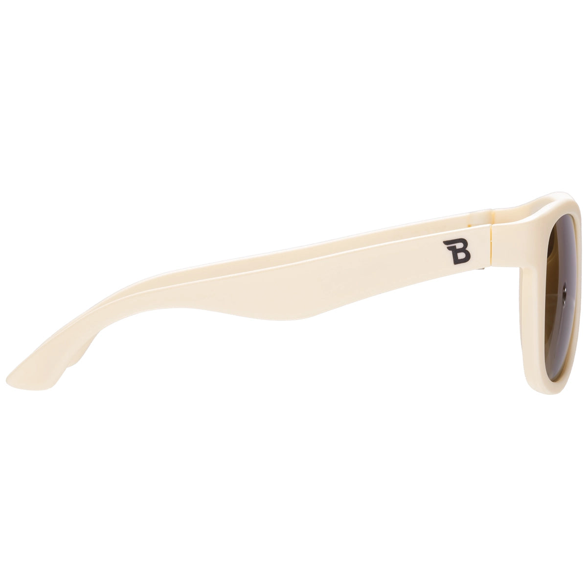 Navigator Sunglasses | Sweet Cream with Amber Lens