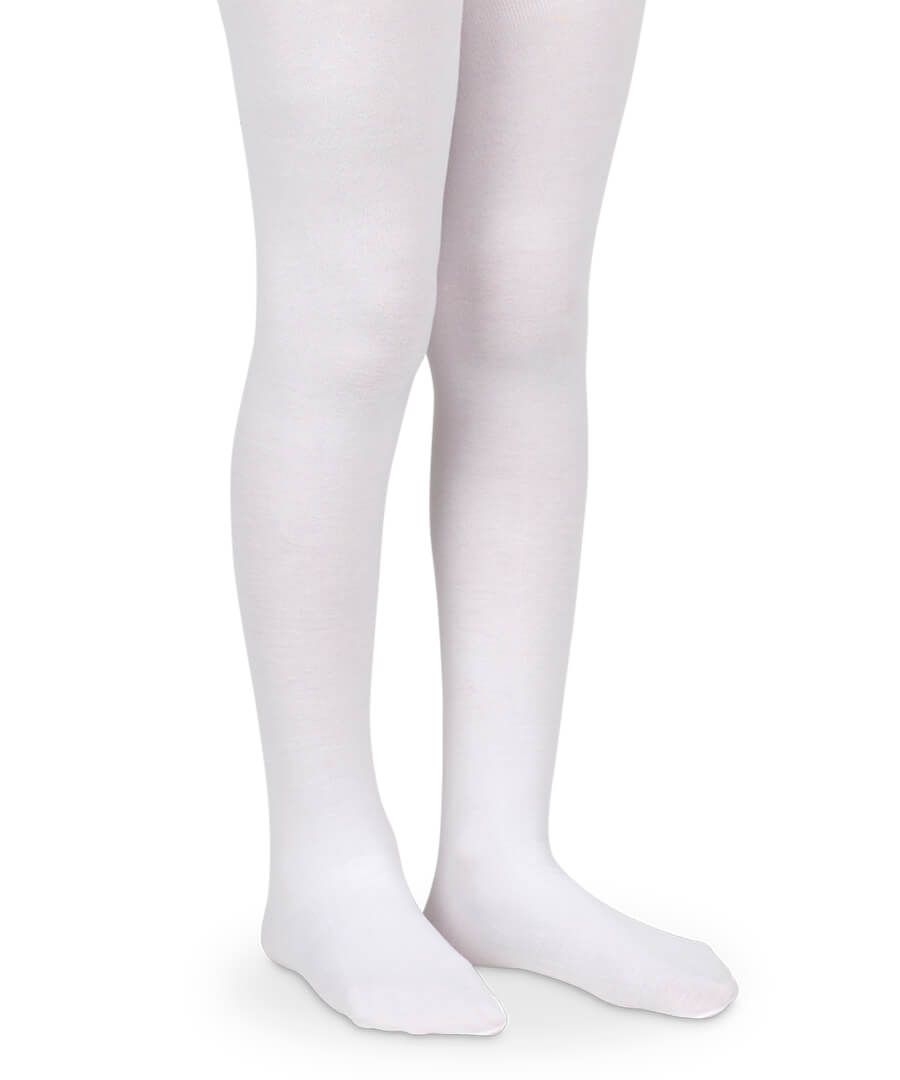 Jefferies Socks Smooth Microfiber Tights | White