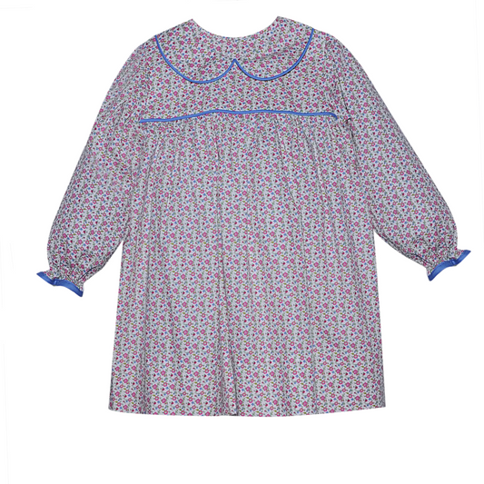 Sawyer Dress | Blue Flowers