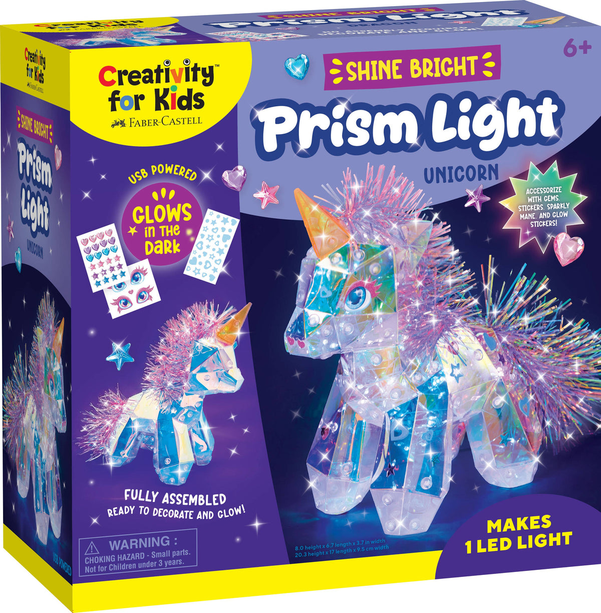 Shine Bright Prism Light | Unicorn Night Light Craft Kit