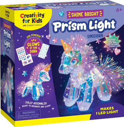 Shine Bright Prism Light | Unicorn Night Light Craft Kit