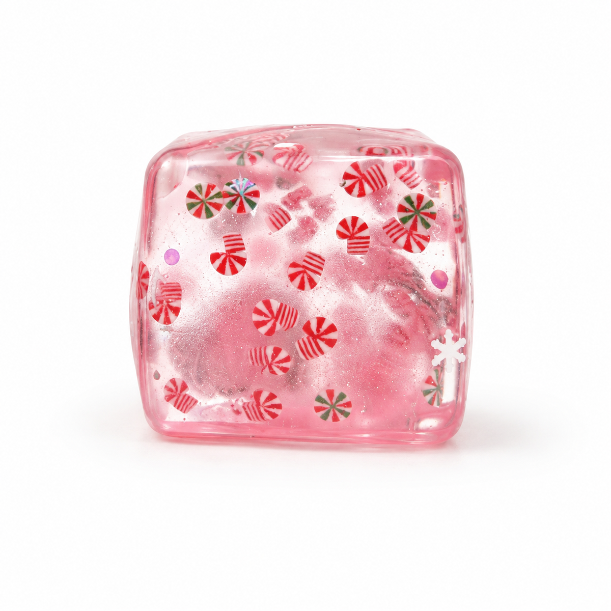 Sugarplum Sparkle Holiday Cube Squishy
