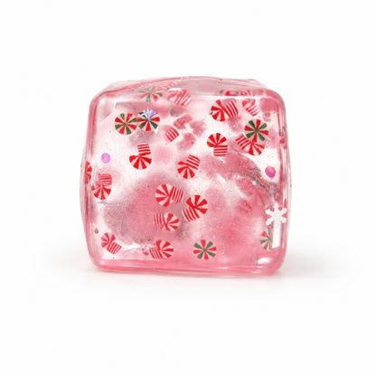 Sugarplum Sparkle Holiday Cube Squishy