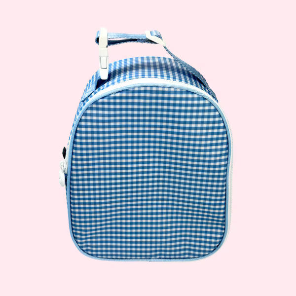 Wipeable Baby Blue Gingham Lunchbox