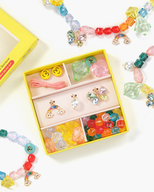 Rainbow Charm Theme Mini Bead Kit