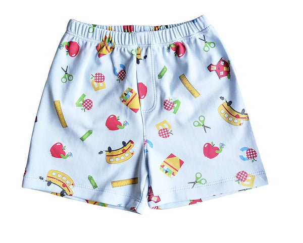 Back To School Boy Polo Short Set Pima Cotton