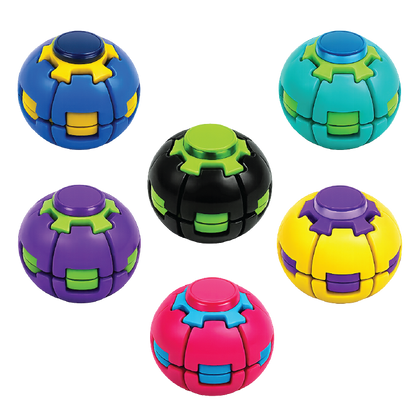 Power Spin Squeeze Fidget Ball | Assorted