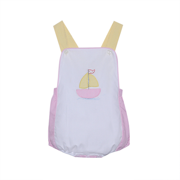 Nicky Girl Sunsuit | Sailboat