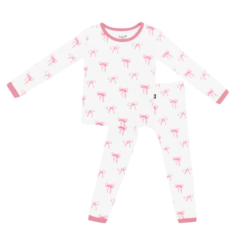 Kyte Baby Toddler Pajama Set | Bow