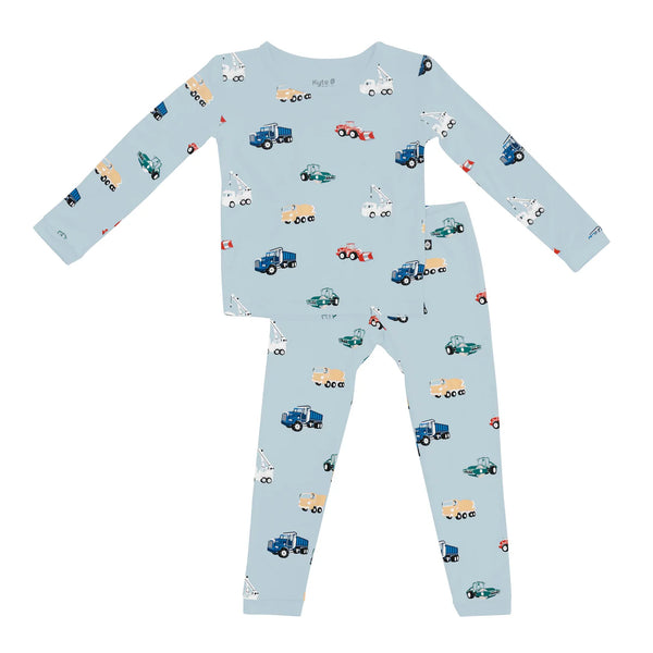 Kyte Baby Toddler Pajama Set | Construction