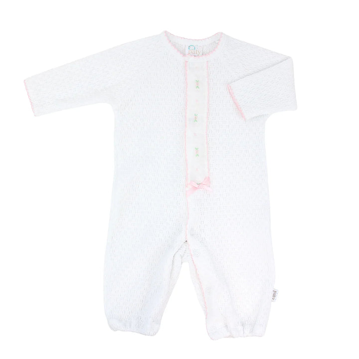 Paty Knit Converter w Swiss Floral Trim | Pink