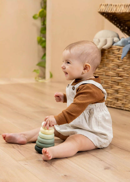 Set of 6 Silicone Stackable Rings