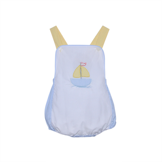 Nicky Boy Sunsuit | Sailboat