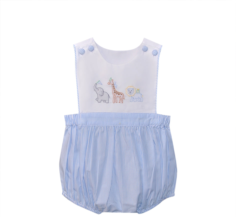 Blue Greer Boy Bubble I Party Animals