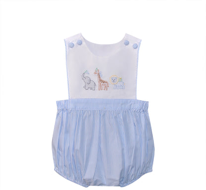 Blue Greer Boy Bubble I Party Animals