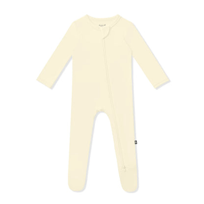 Kyte Baby Zippered Bamboo Footie | Chamomile