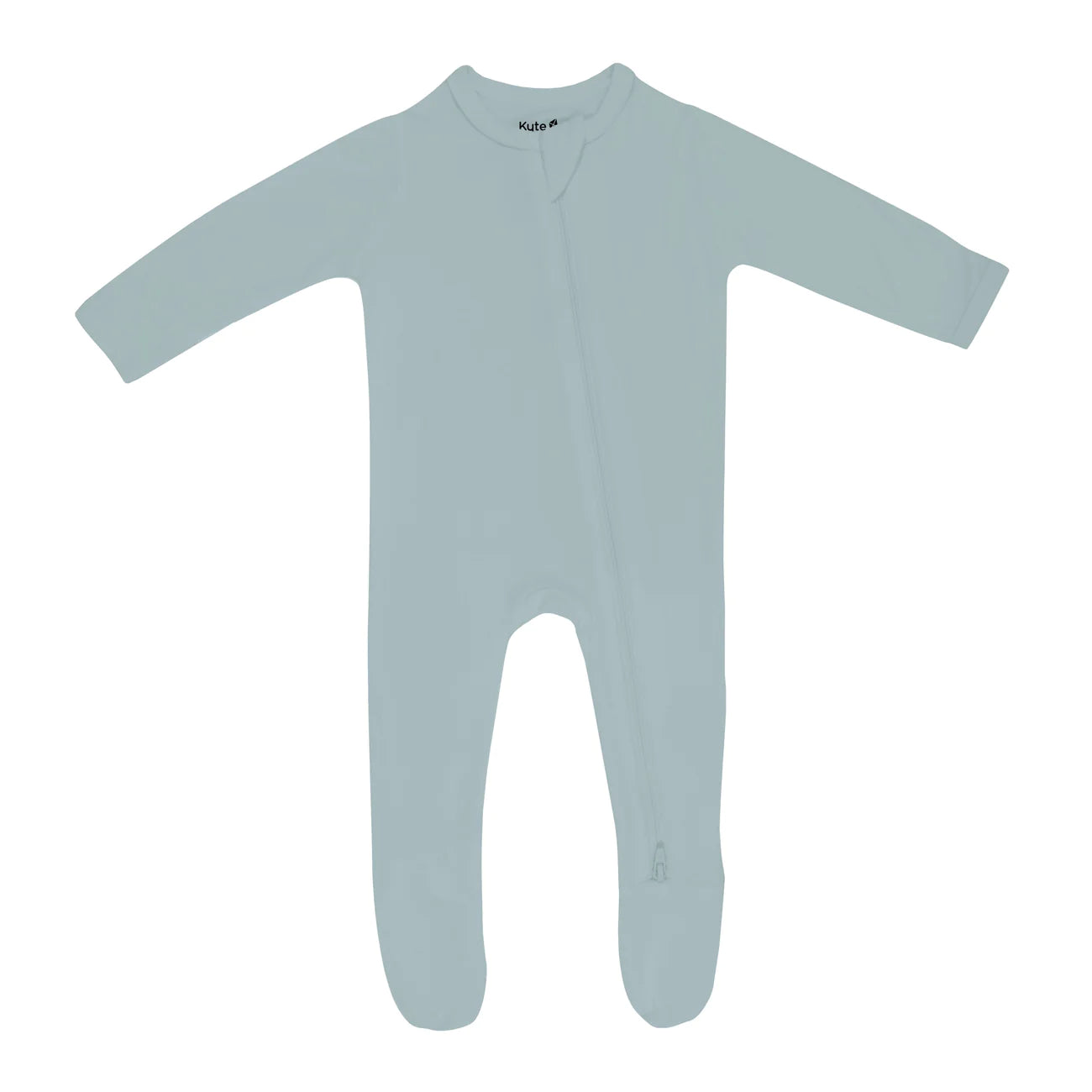 Kyte Baby Zippered Bamboo Footie | Glacier