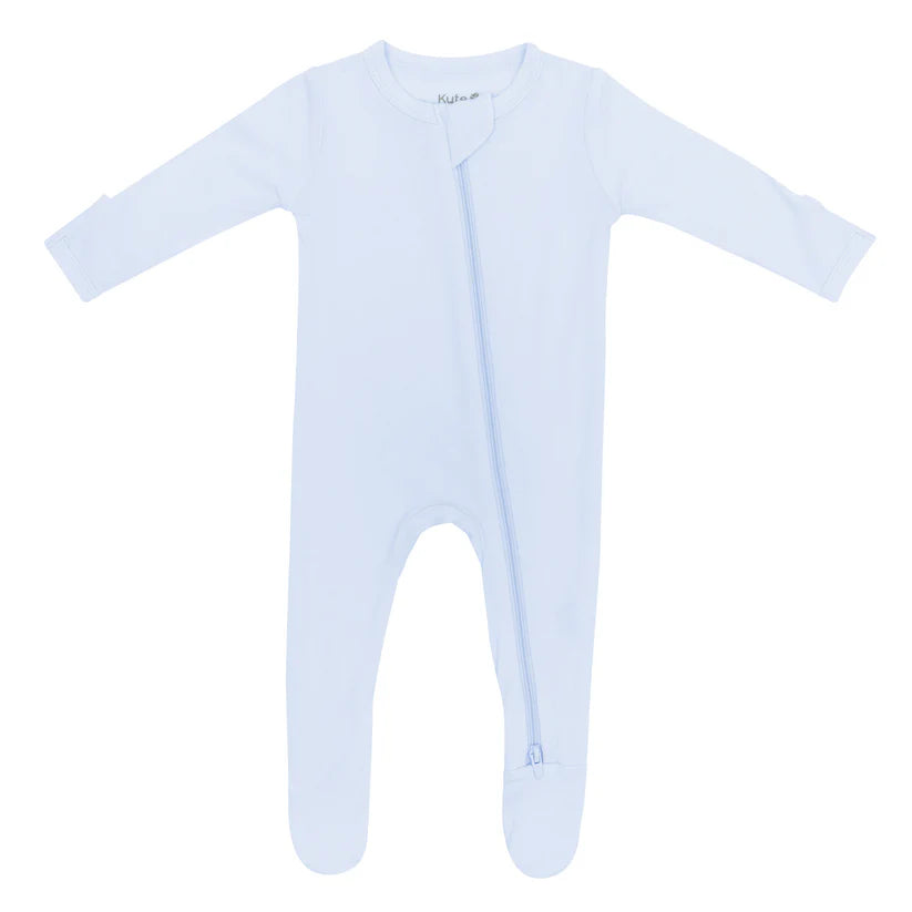 Kyte Baby Zippered Bamboo Footie | Mist