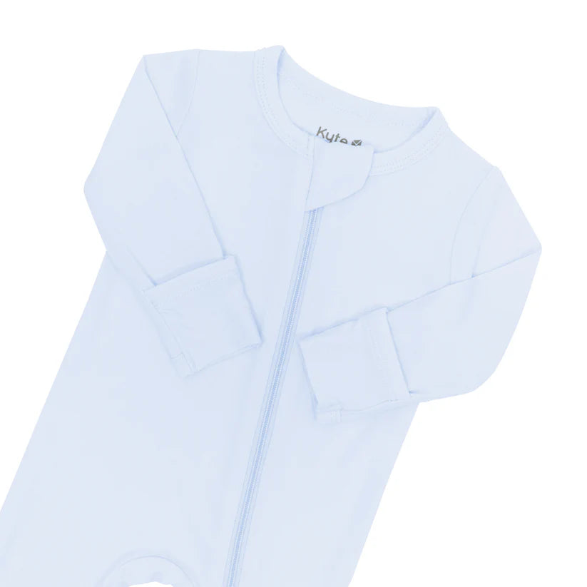 Kyte Baby Zippered Bamboo Footie | Mist