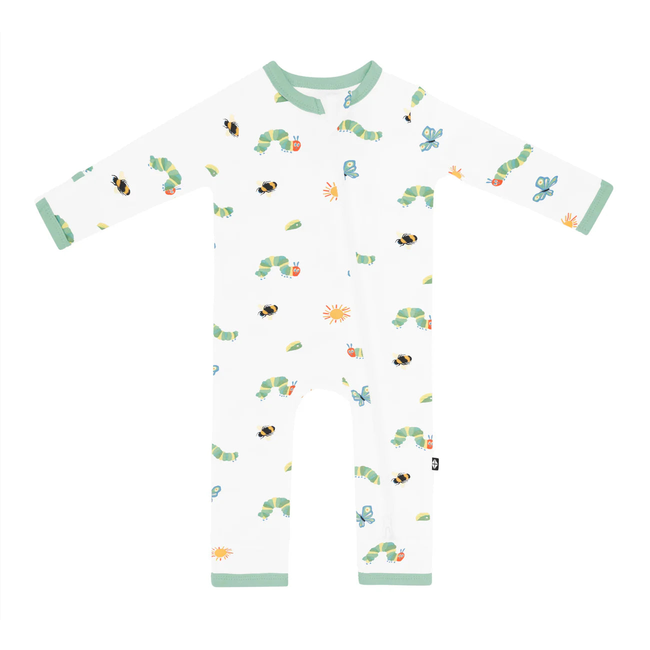 Kyte Baby Zippered Bamboo Romper | The Very Hungry Caterpillar and Friends