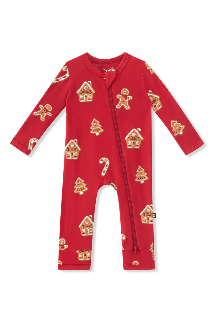 Kyte Zippered Romper | Gingerbread