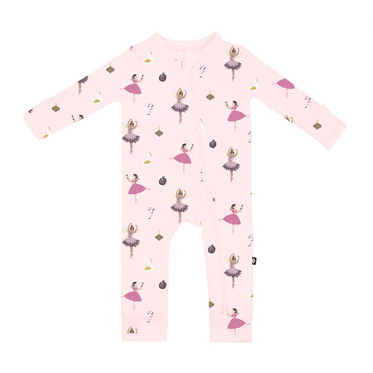 Kyte Baby Zipper Romper | Sugar Plum