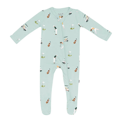 Kyte Baby Zippered Bamboo Footie | Golf