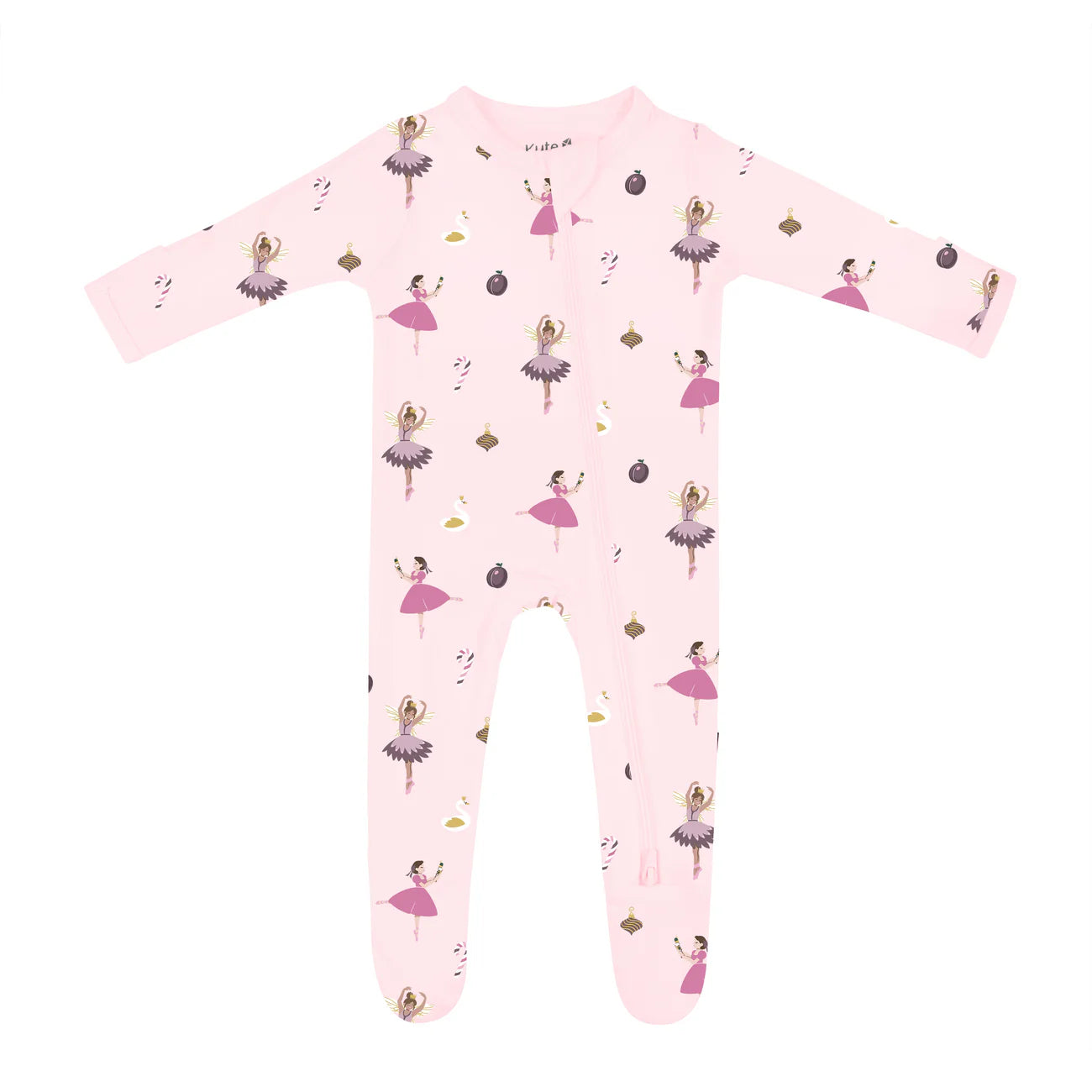 Kyte Baby Zipper Footie | Sugar Plum