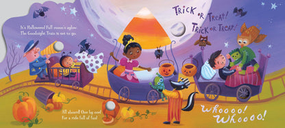 Goodnight Train Halloween Board Book | June Sobel
