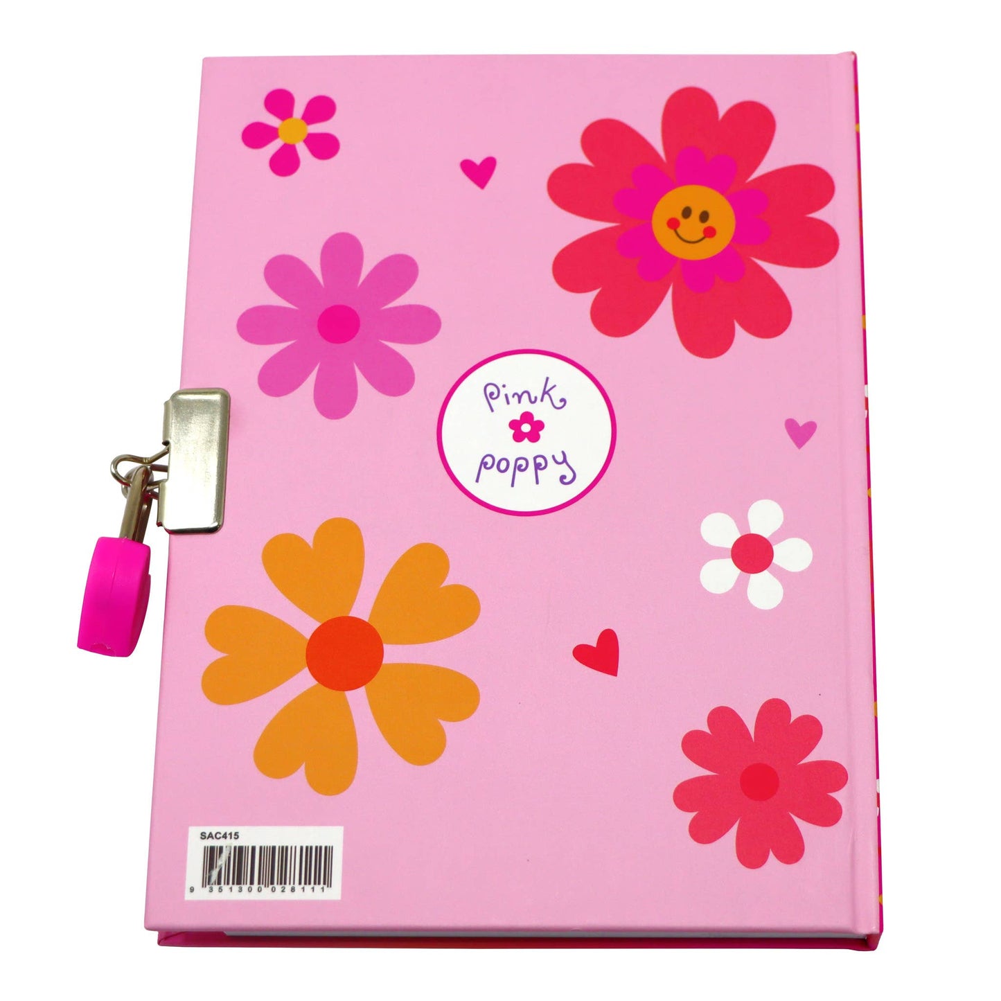 Vibrant Vacation Strawberry Scented Lockable Diary | Pack of