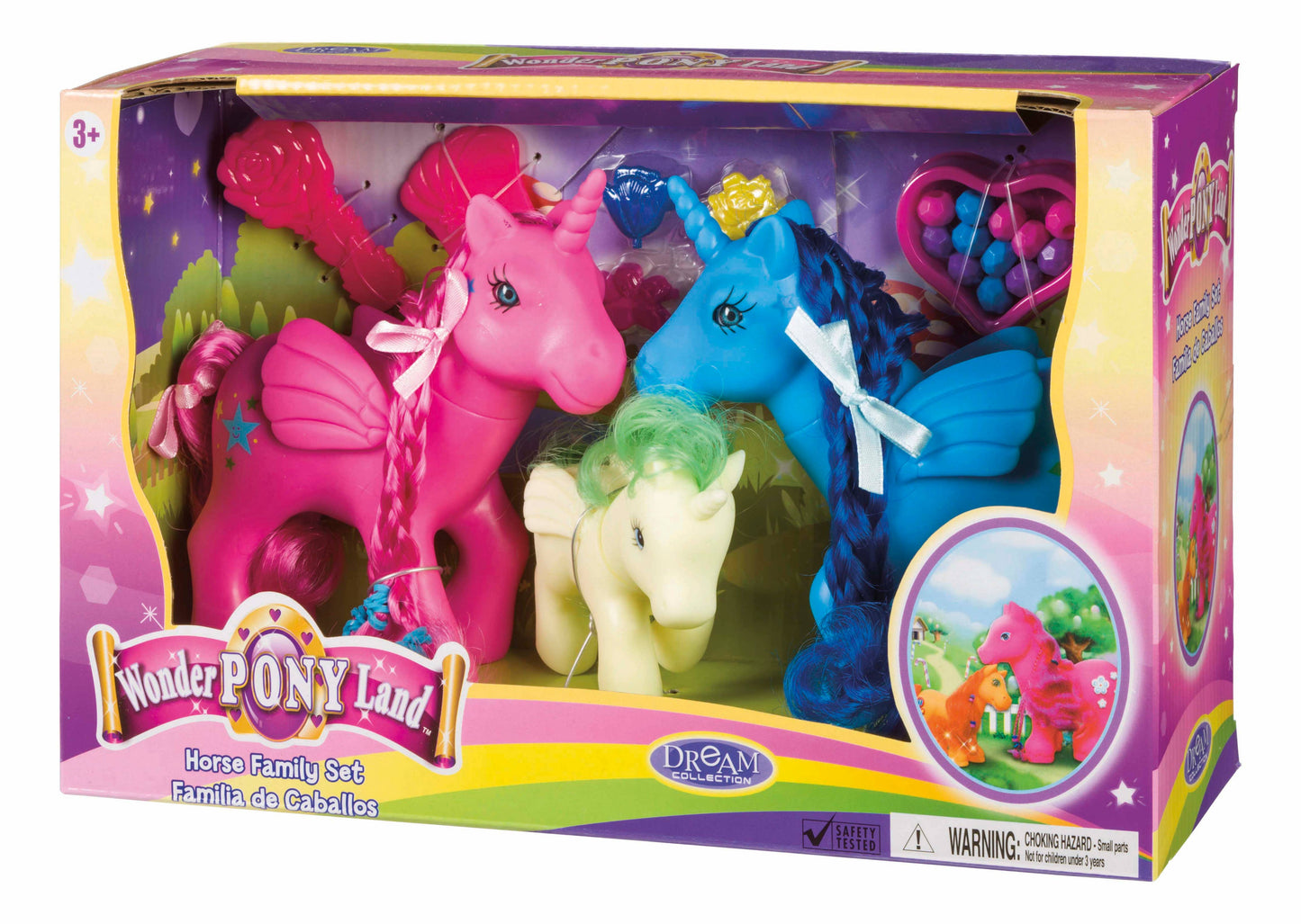 Wonder Pony Land Horse & Family Set