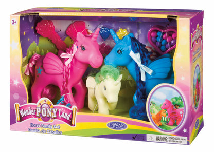 Wonder Pony Land Horse & Family Set