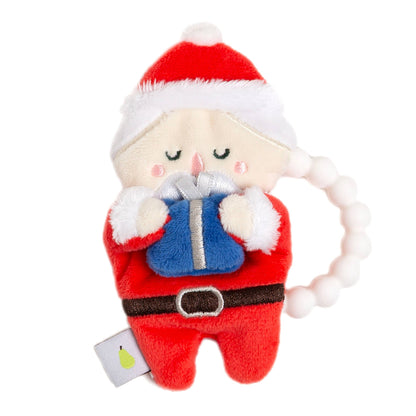 Baby Crinkle Teether Toy | Santa with Present