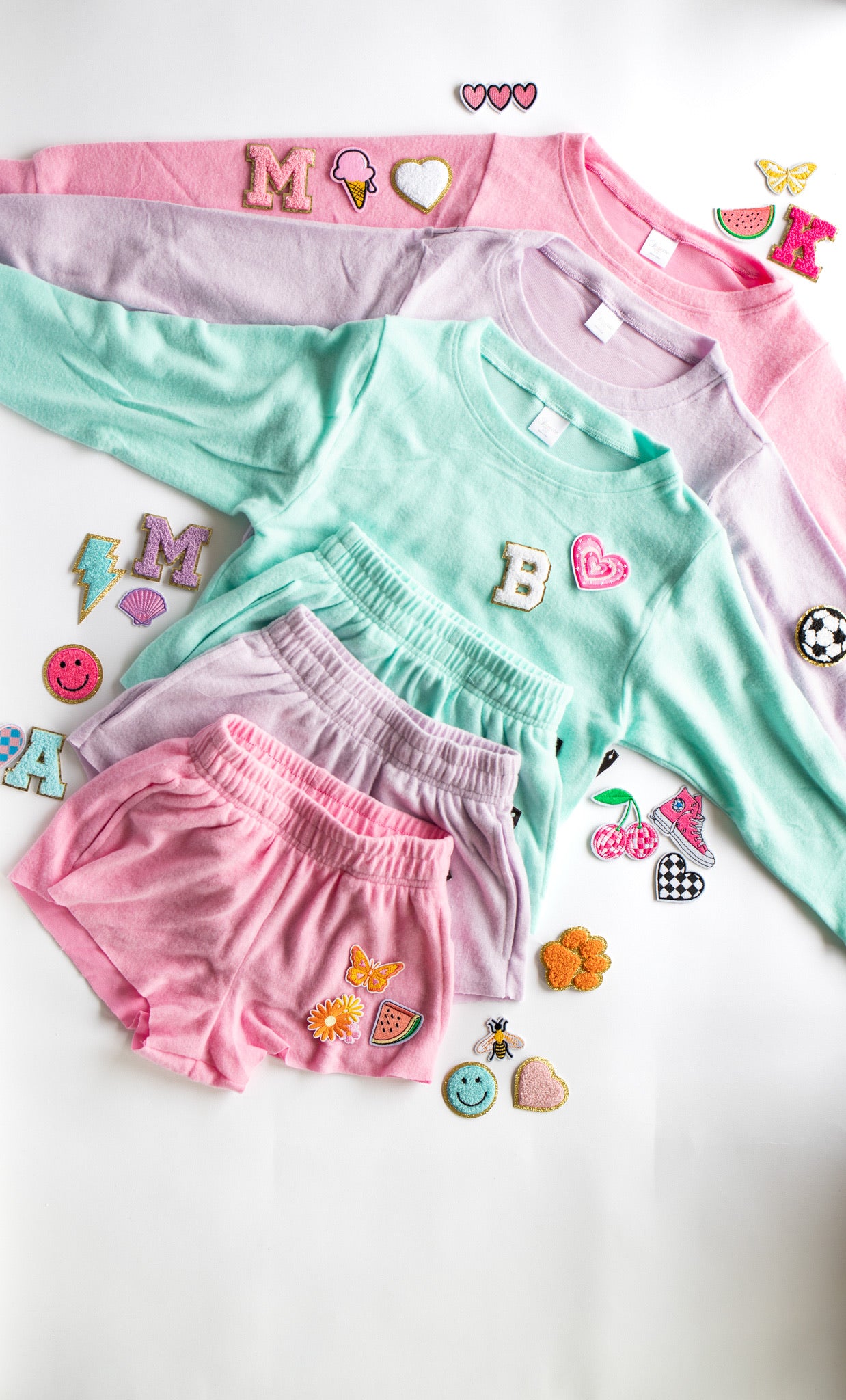 Spring Custom Crewneck Patch Set!