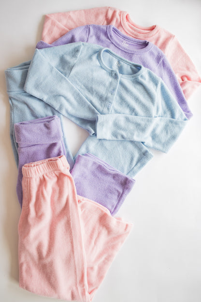 Foldover Plush Pant | Lavender