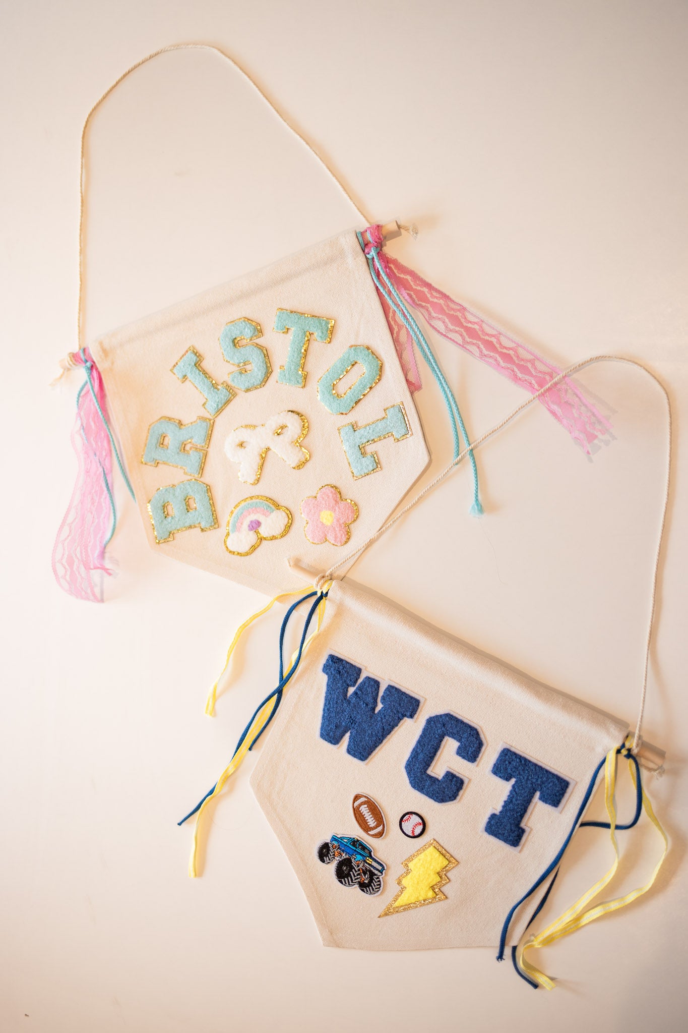 CAMP MAGPIES: Patched Pennants