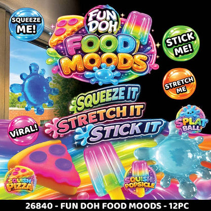 Fun Doh Food Moods Snack Attack Squishy | Assorted