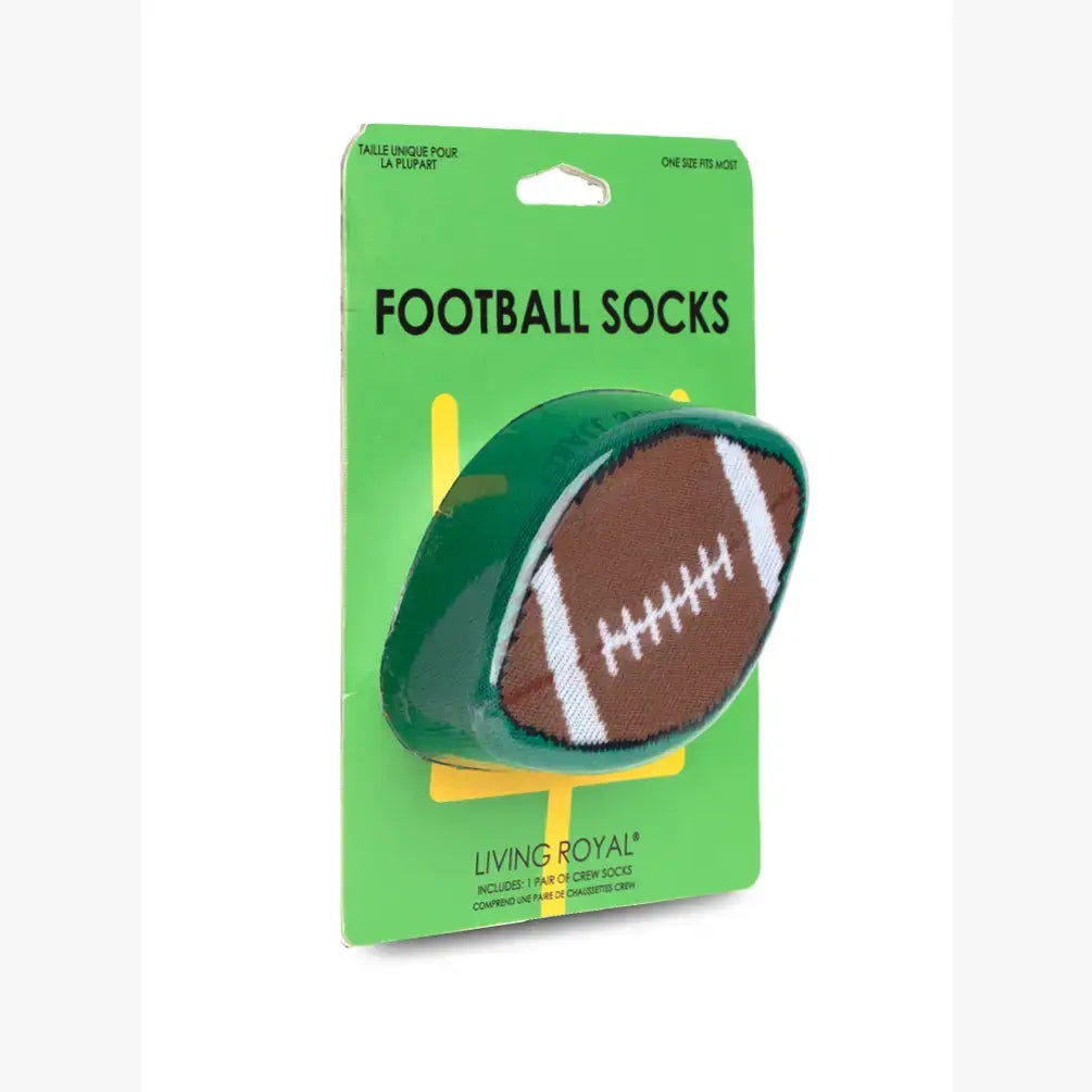 3D Packaged Kids Crew Socks | Football