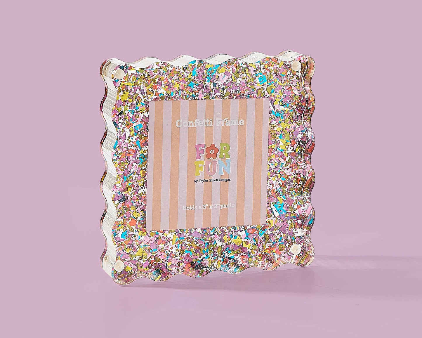 Acrylic Picture Frame | Happy Confetti