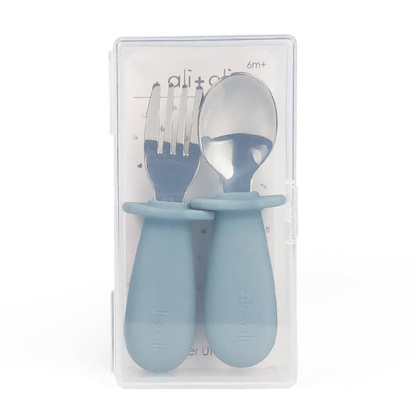 Spoon & Fork Learning Set | Blue