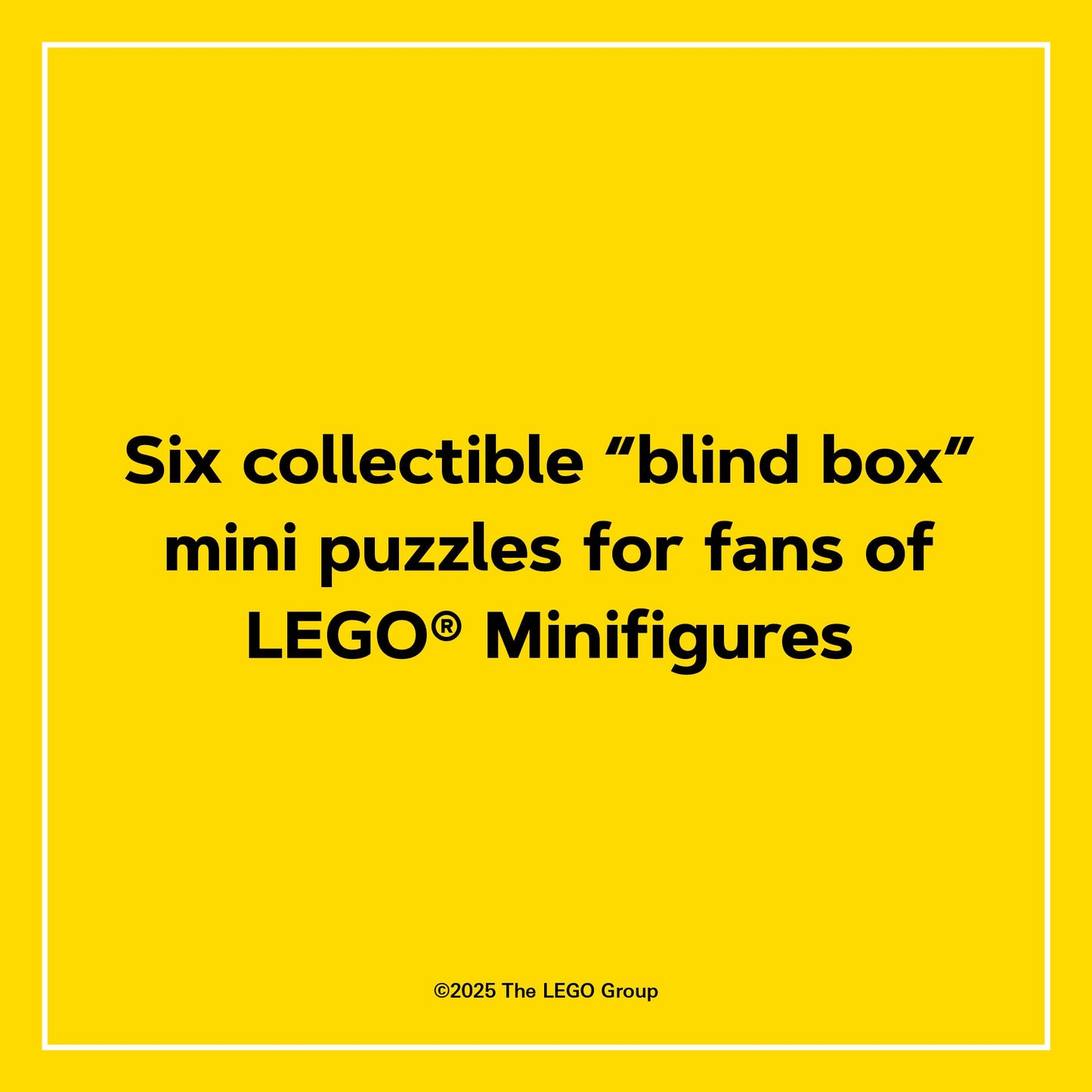 LEGO Mystery Minifigure Mini Puzzle