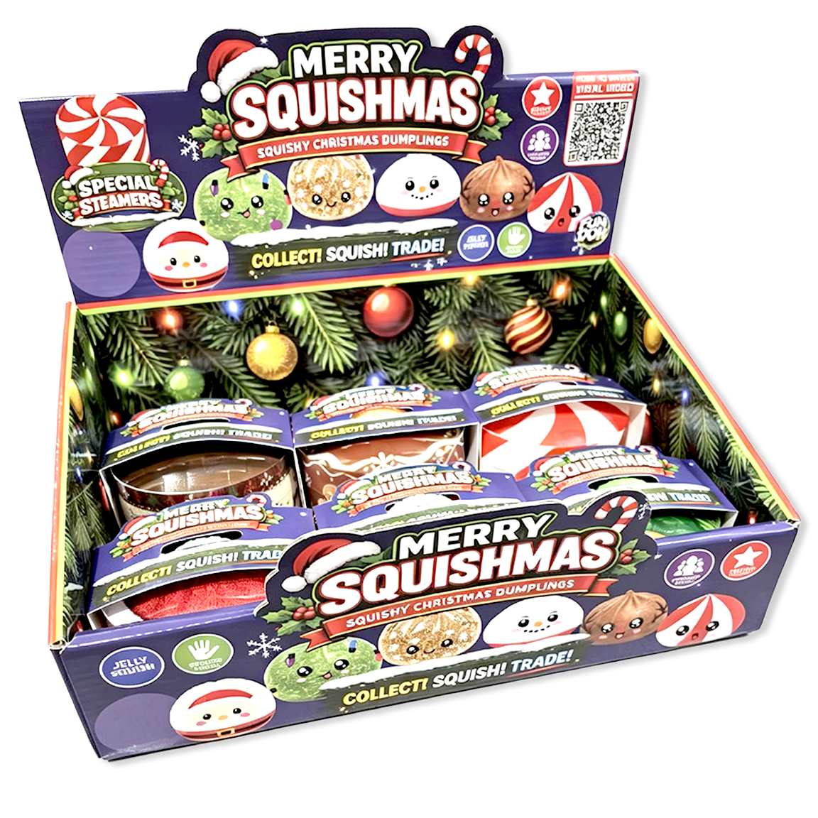 Fun Doh Christmas Dumpling Squishy Toy