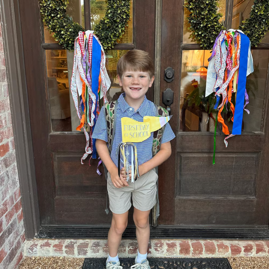 First Day of School Party Pennant (Back to School)