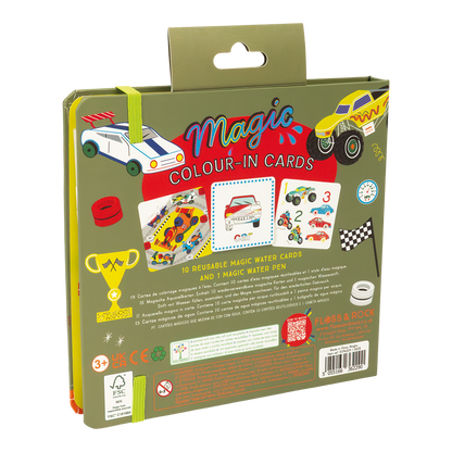 Magic Color Changing Water Cards | Cars