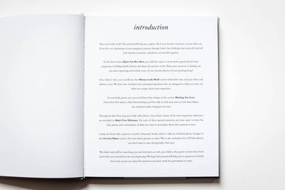 Baby's First Year Memory Book & Photo Album |  Dusty Rose