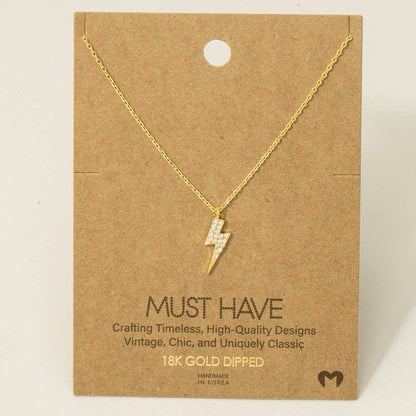 Lightning Bolt Necklace