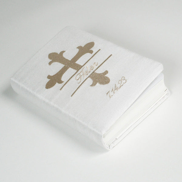 Children’s Bible In Shantung With Cross