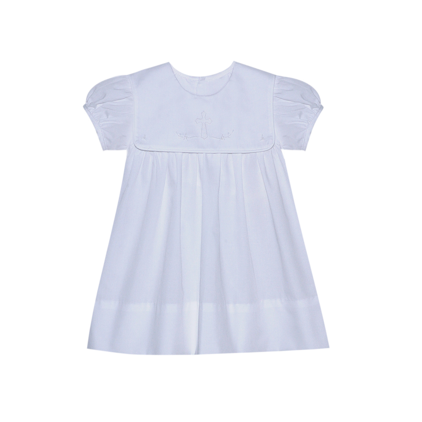 White Ellis Dress | Cross