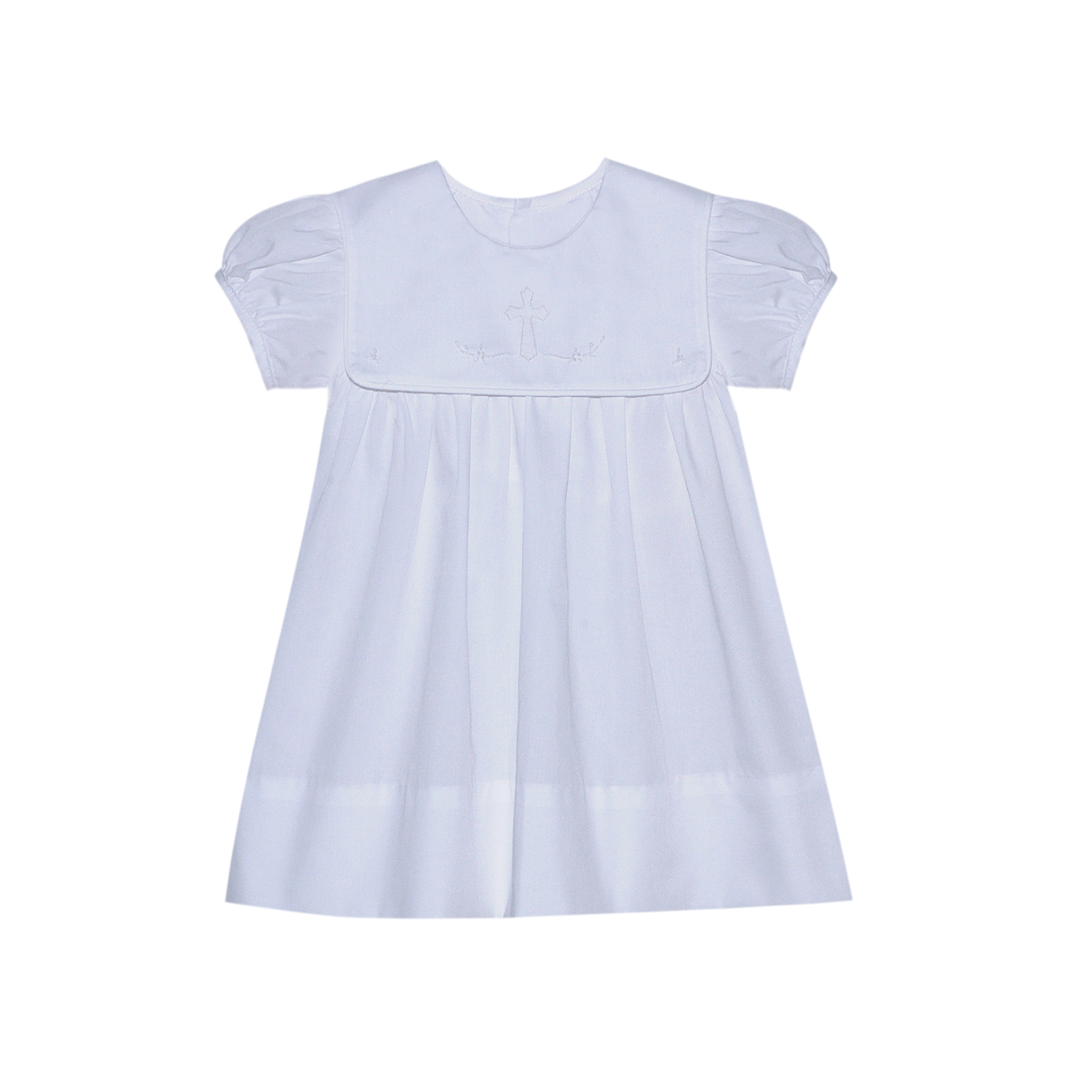 White Ellis Dress | Cross